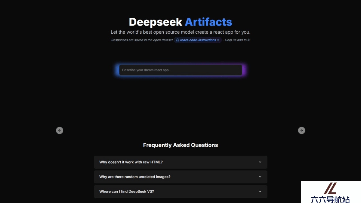 DeepSeek Artifacts