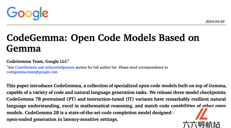 Google CodeGemma
