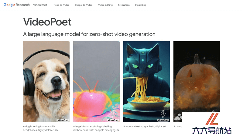 Google VideoPoet