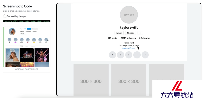 Screenshot to Code