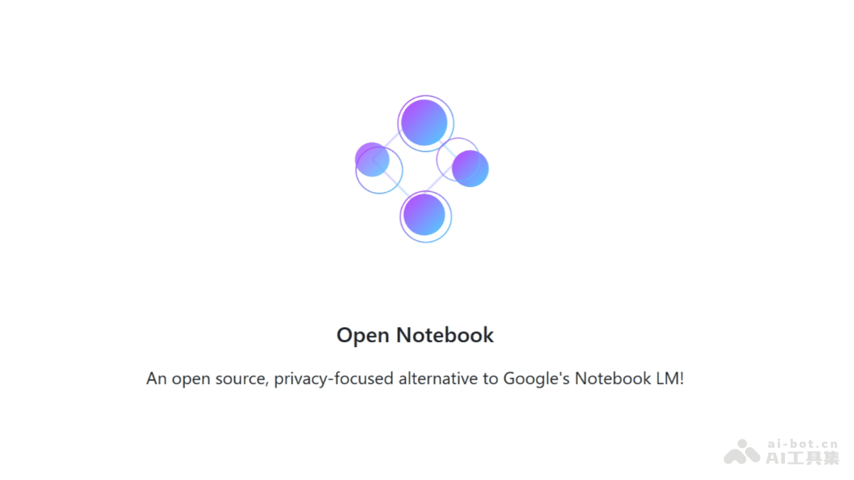Open Notebook – 开源 AI 笔记工具，自动将多格式笔记转换成博客