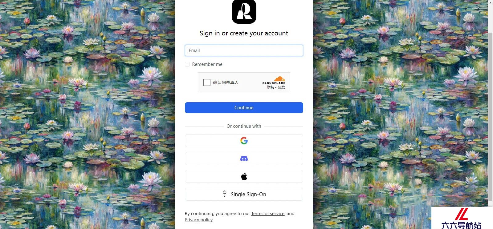 Recraft登录页